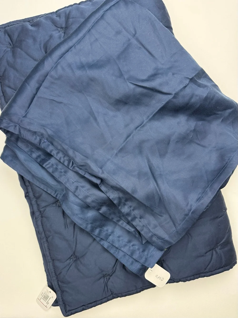 POTTERY BARN Tencel Euro Sham Midnight Blue